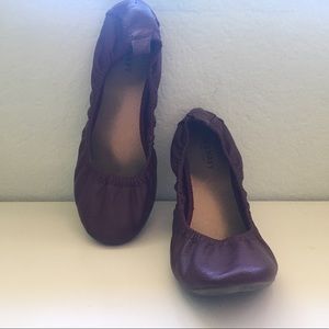 Old navy maroon simple flats